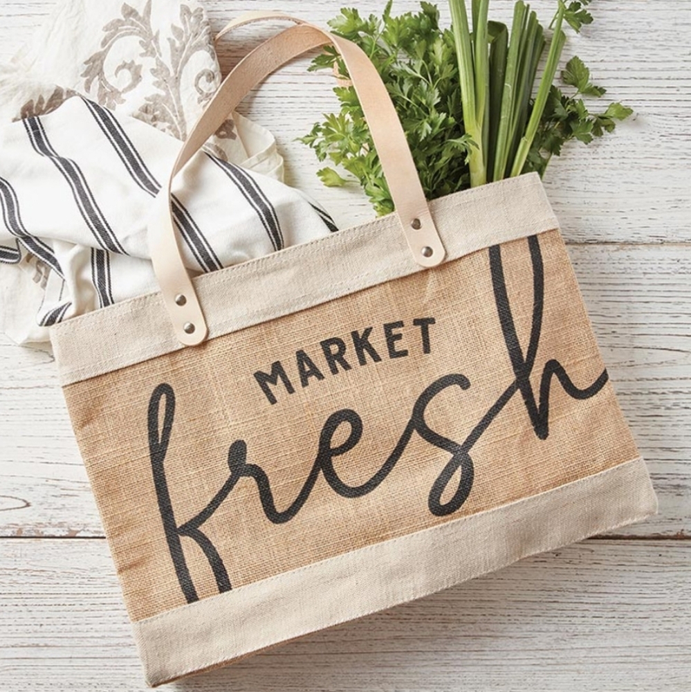 NWT! Market Jute Carry All Bag